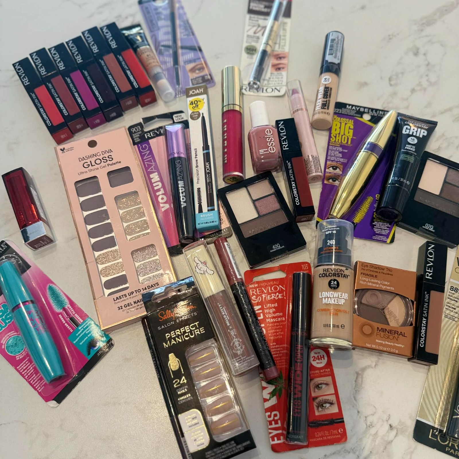 5, 10 Pcs Mixed Makeup Beauty Bundle Wholesale Lot, Maybelline, Loreal, Revlon