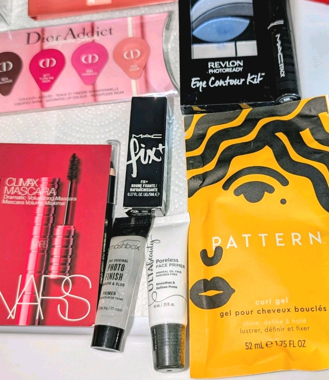 Cosmetics Lot 33 Pcs Bundle Deluxe Mini & Full Sz Makeup NEW Tarte Nars MAC Dior