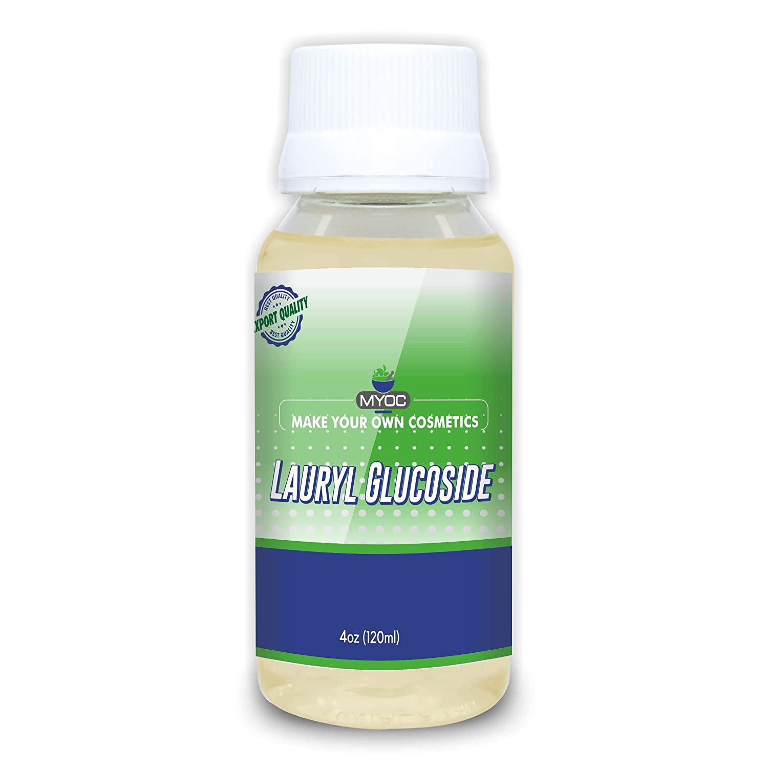 Myoc Lauryl Glucoside for Skin, Glucoside Surfactant – {120ml/4oz-473ml/15.99oz}