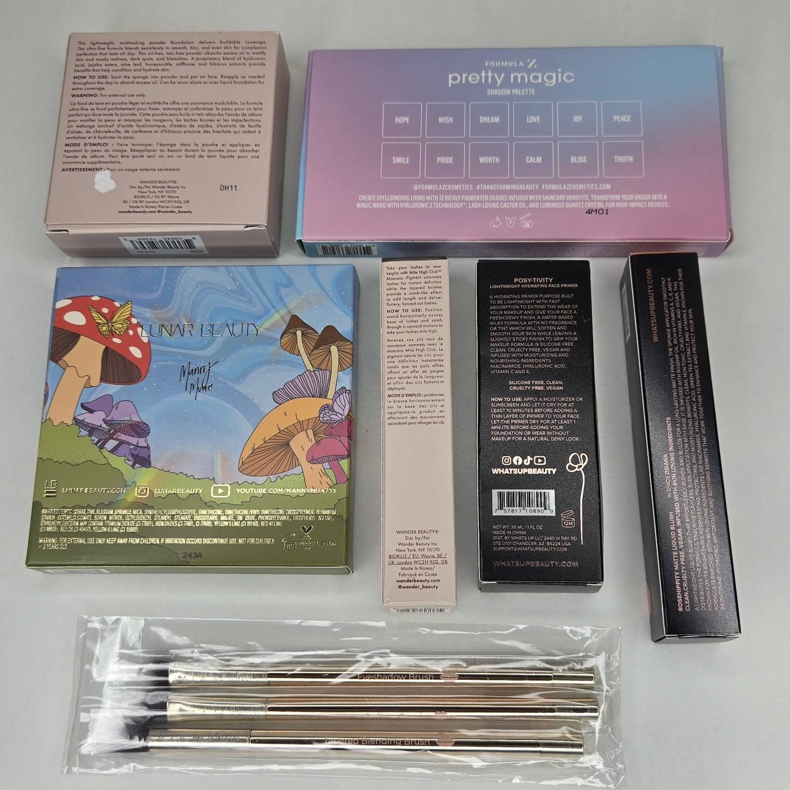 Beauty Bundle Full Size Makeup BoxyCharm IPSY Box Lot Eyeshadow Bronzer Pallets