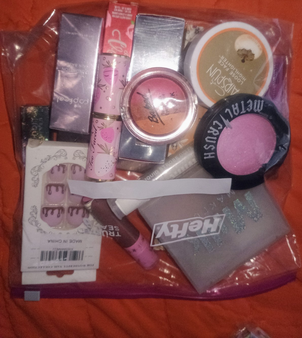 Too Faced Mixed Lot Makeup Products Full Size & Travel Size Assorted