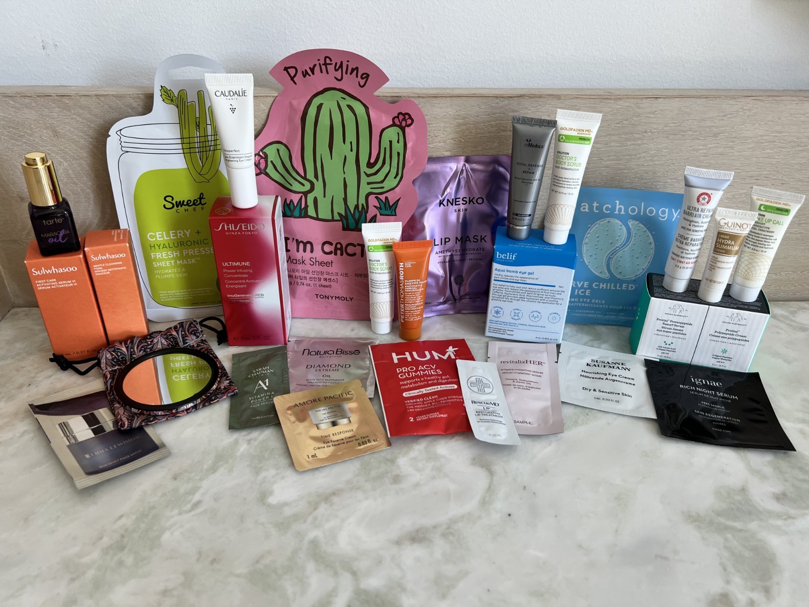 28 Piece High End Beauty Lot – Luxury Skincare Full, Travel & Sample Sizes