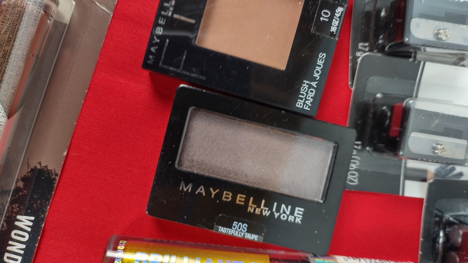 womens makeup Lot Loreal Çover Girl Maybelline Eyeliners Lip Baum Eye Shadow