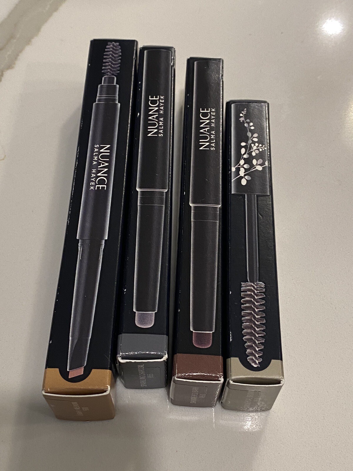 NEW NUANCE Salma Hayek Lot of 7: Shadow Stick, Brow Pencil, Brow Gel, Lipsticks