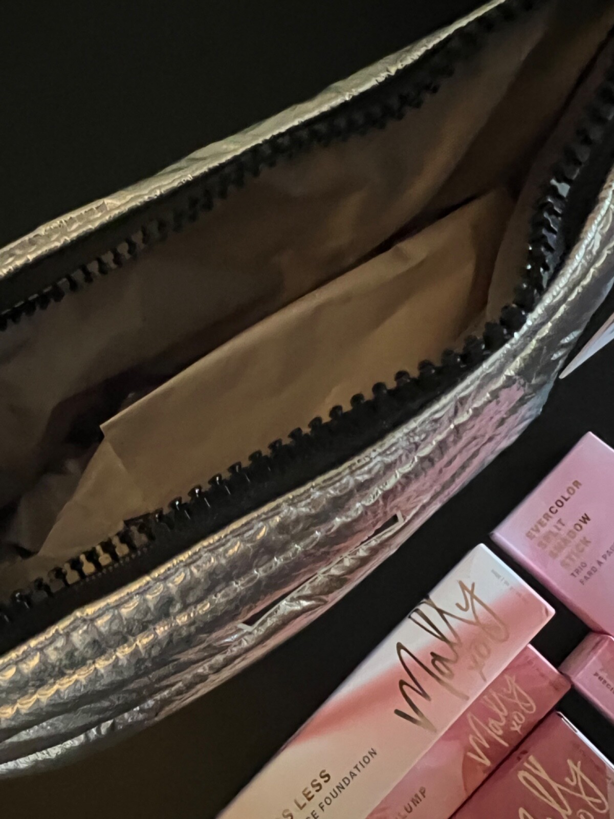 MALLY BEAUTY BUNDLE & BLUSH CRUSH COSMETIC BAG ALL NIB 7 pcs