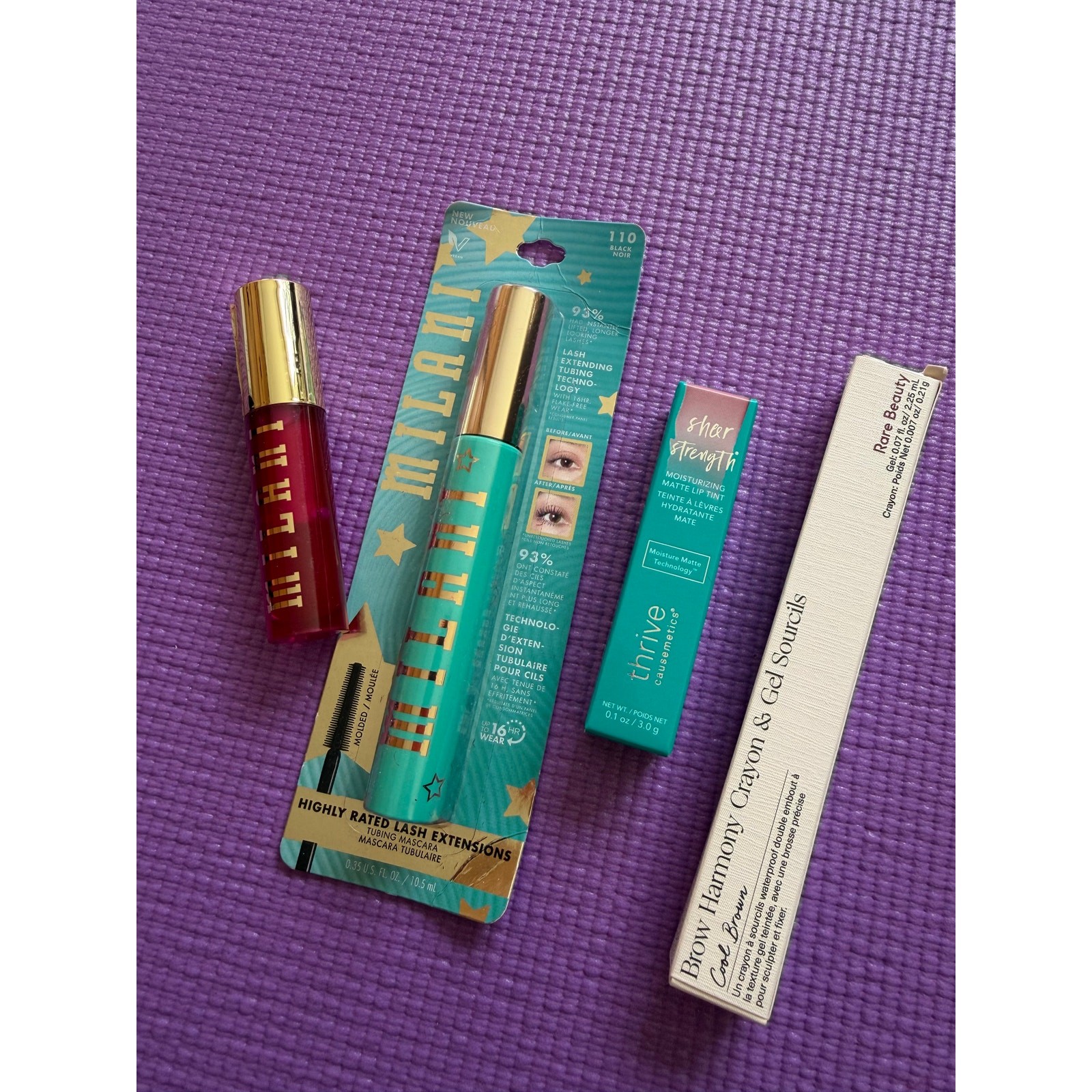 Makeup Lot Rare Beauty, Milani, Thrive Causemetics NEW Makeup Bundle Full Size