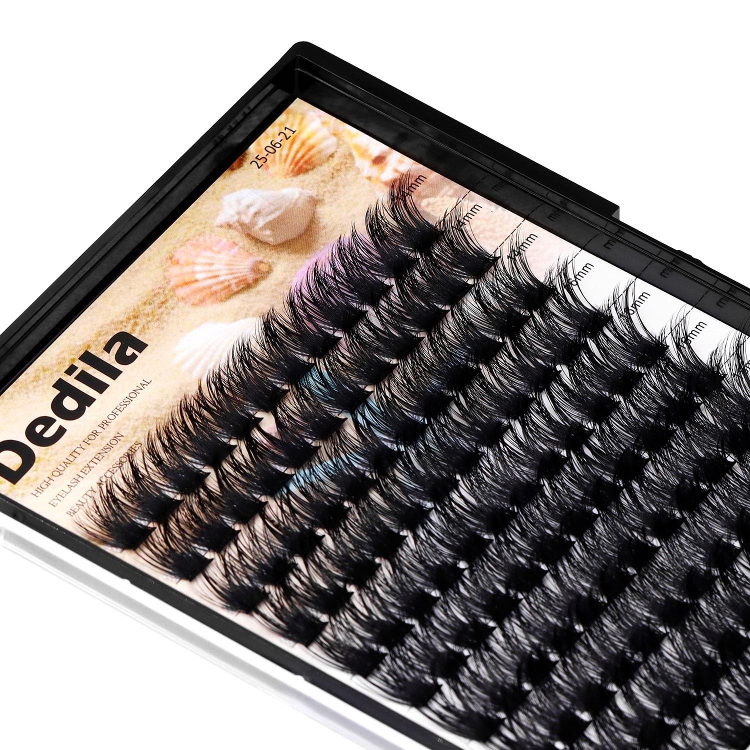 120 Pcs Handmade D Curl Makeup Clusters Eye lashes Extensions Mixed 10-12-14-…
