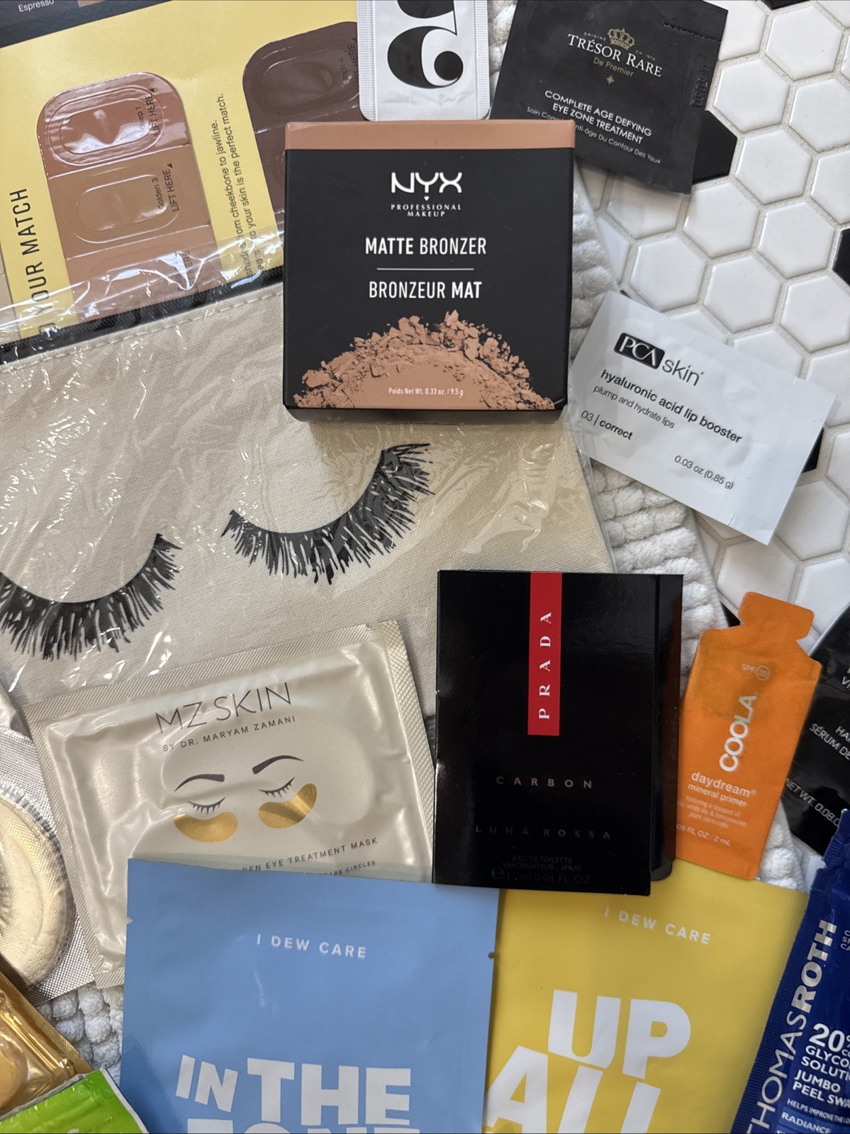 Makeup & Skincare Lot, Patrick TA She’s That Girl, Clarins, L’Occitane,NYX,Estee