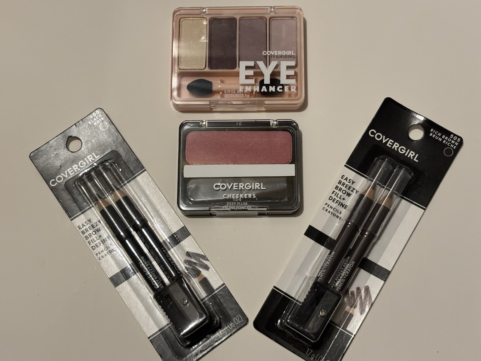 Cover Girl Makeup BUNDLE Lot Eyeshadow Eyeliner Blush Sealed New