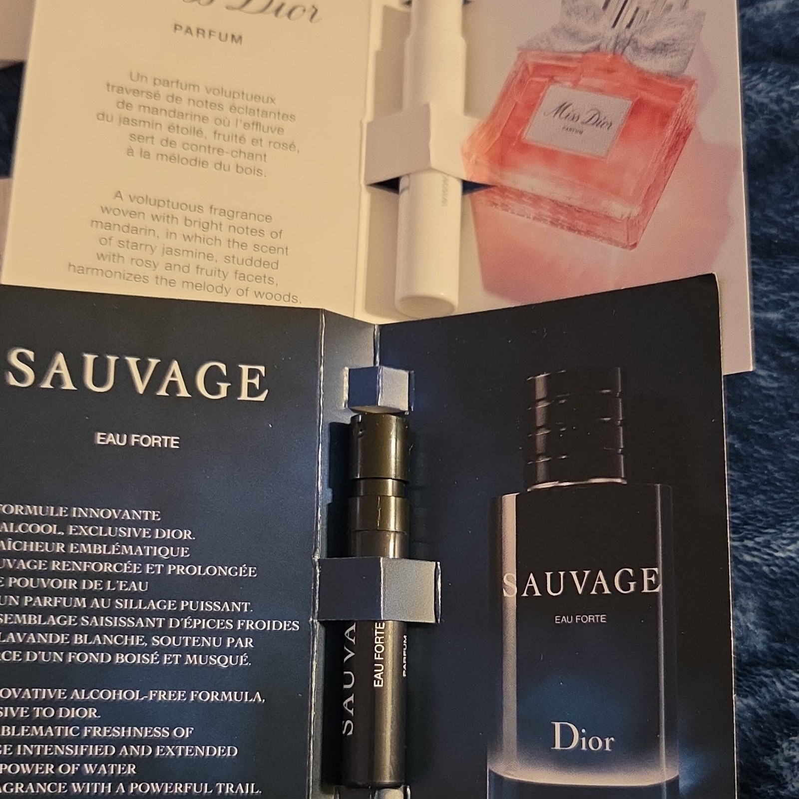 Dior Capture Totale Sample Size Alcohol-Free Miss Dior Sauvage Fragrance Lot