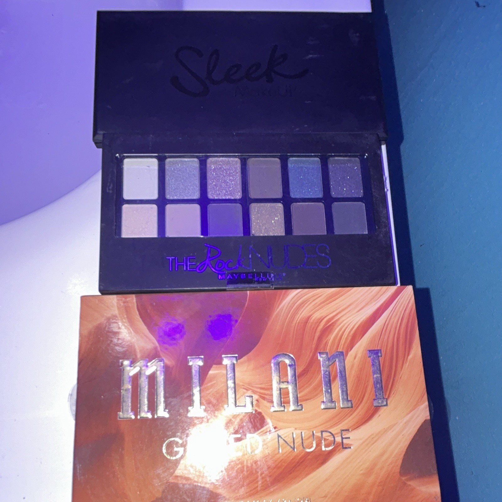 Assorted Eyeshadow Palette Mixed Lot: Sleek, Milani, Rimmel, Maybelline, Jesse’s