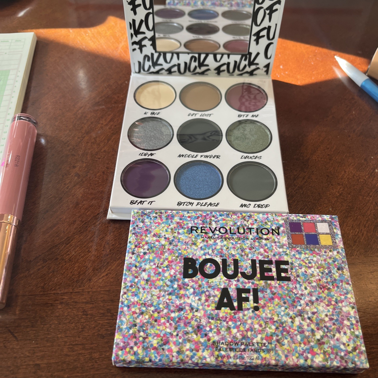 Revolution Makeup LOT EYESHADOWS lipgloss NEW SEALED!
