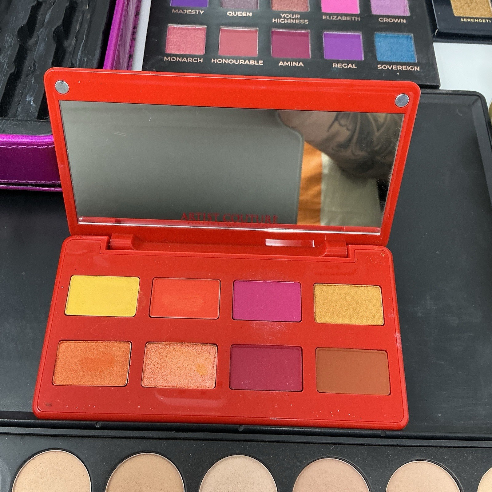 Makeup Bundle Lot Morphe Eloise ACE Pro Case Palettes Spray Powder