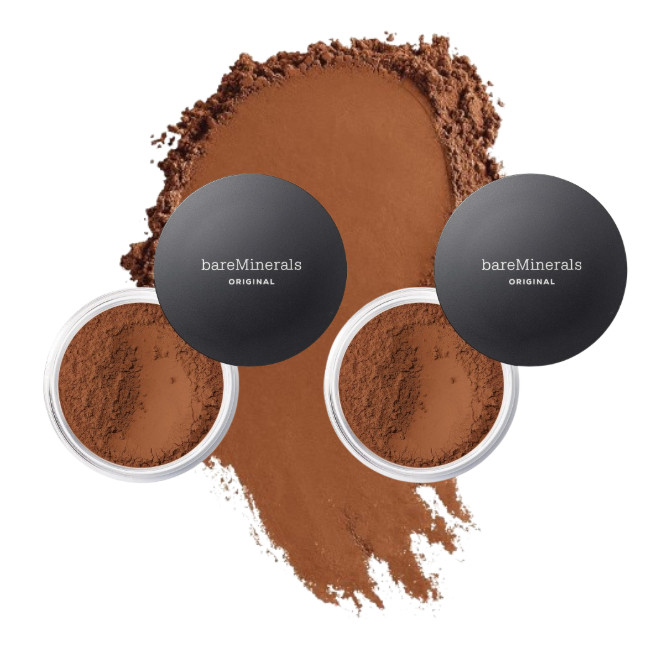 bareMinerals Original Loose Powder Foundation SPF15 Warm Deep27 0.28oz Pack of 2