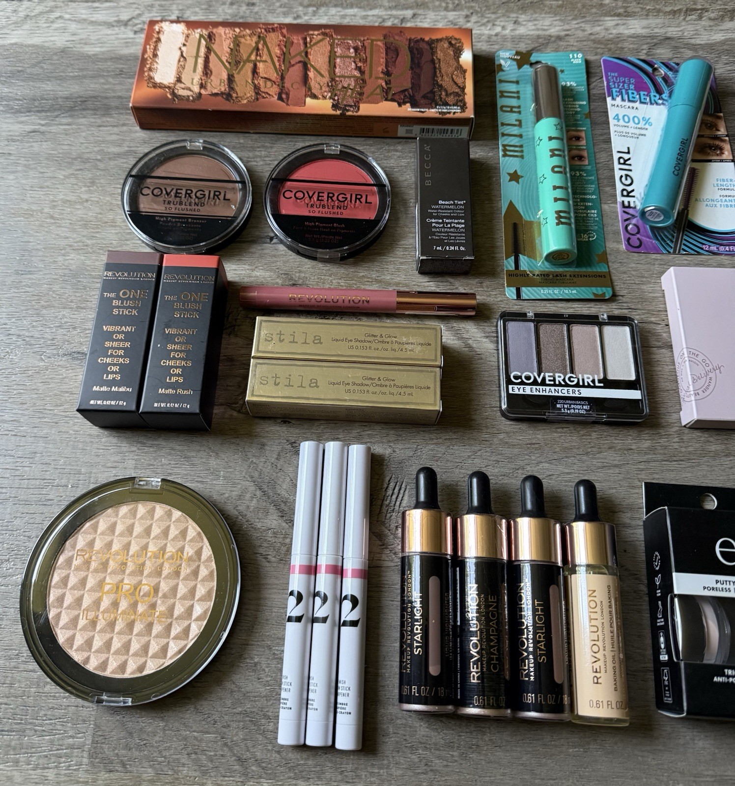 BEAUTY MAKEUP Mixed Lot Bundle – 45pc Urban Decay Too Faced Stila Morphe