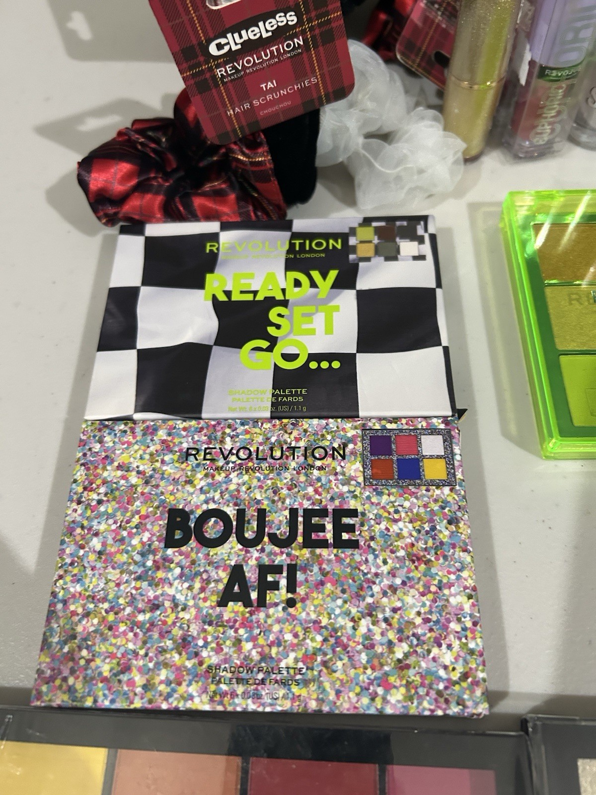 Lot of (25) Assorted Revolution, Makeup Obsession and bh Products