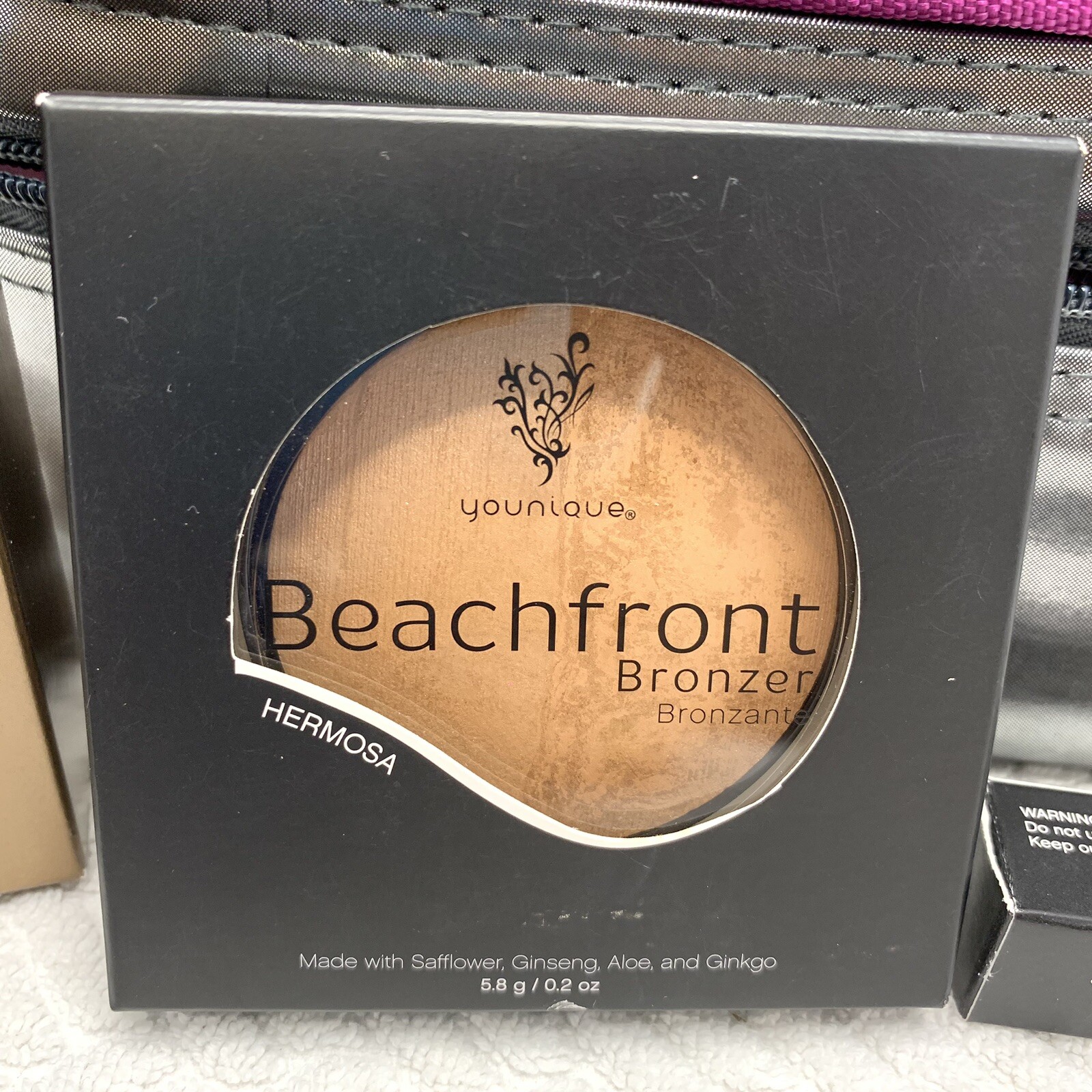 Younique Gift Pack, Lot Of 6, Bronzer, Lip Gloss, Lashes, Shimmer, Spray Tan