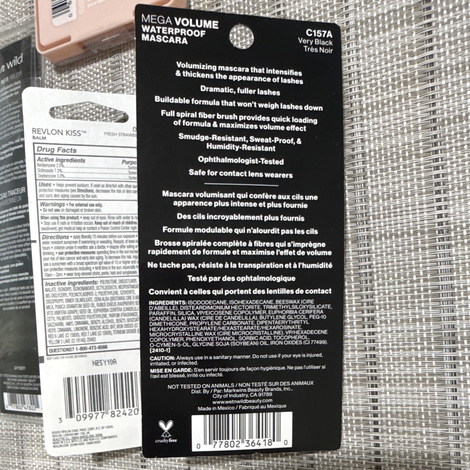 Assorted Full Size Vegan Cruelty-Free Covergirl, Revlon, wet n wild Lot