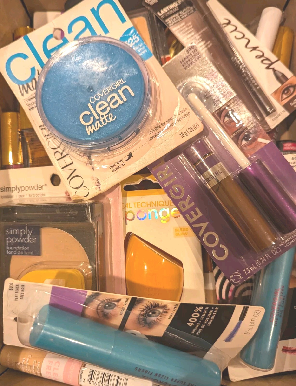 Lot Of 100 Pcs Premium Unused Cosmetics All Open Box/ Damaged Box