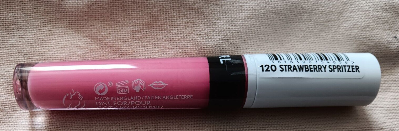 Covergirl Lot Lip Balm Outlast Topcoat 120 Strawberry Spritzer Liquid Lipstick