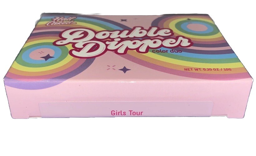 (2-PACK) Half Caked Double Dipper Color Duo Girls Tour .20oz Blush + Highlighter