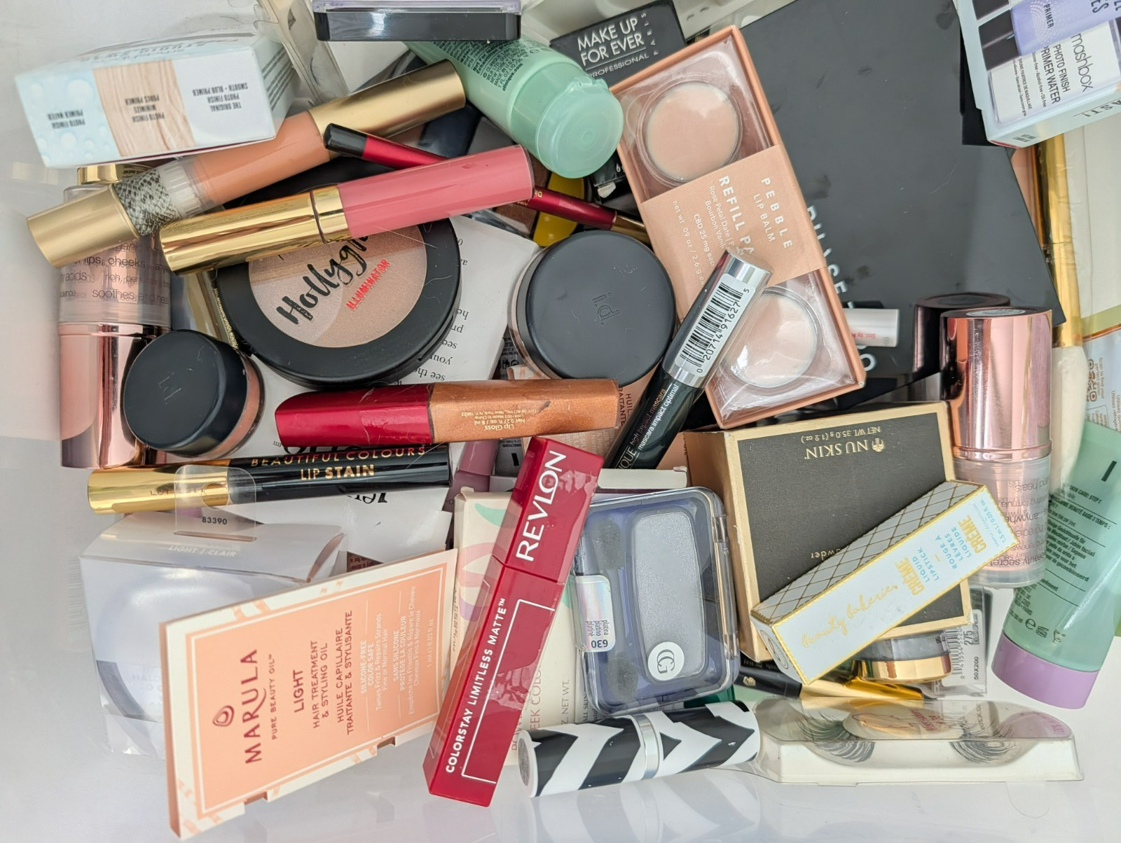 Mixed Beauty Makeup Cosmetics Lot 50 Pieces MYSTERY Full Size & Travel