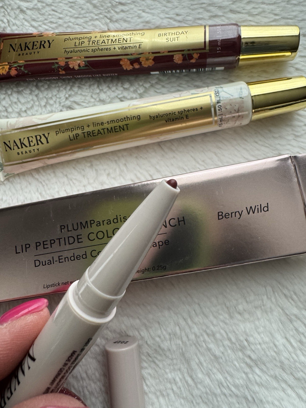 Brand New Bundle Of Nakery Lippies And Dual Contour And Shape Pen