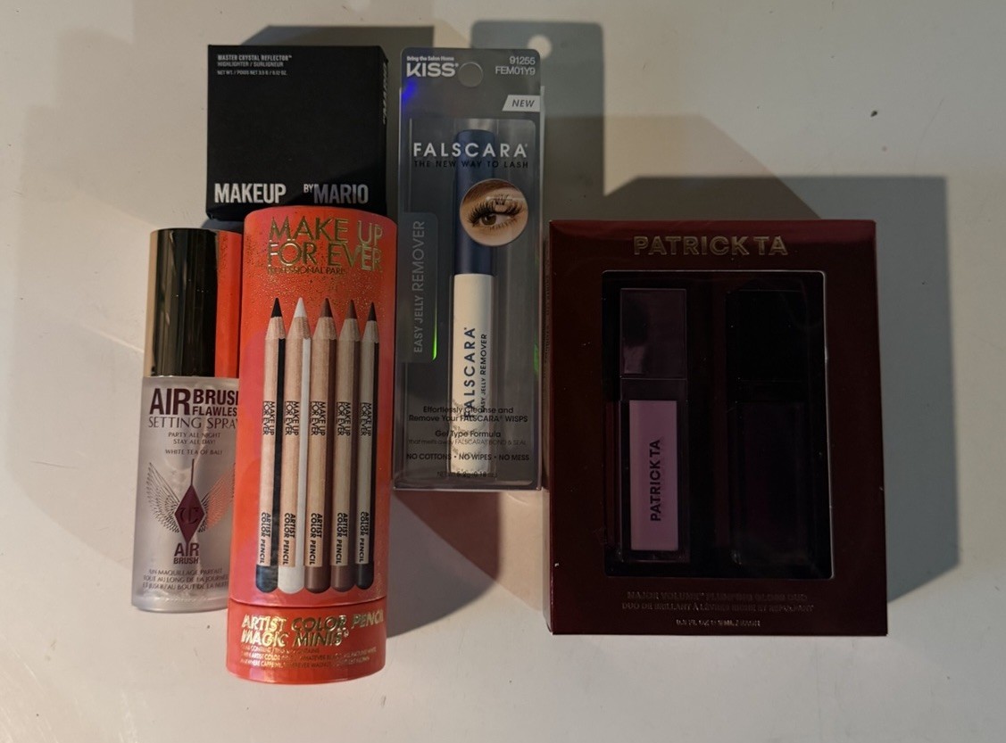Luxury Makeup Bundle: Charlotte Tilbury, Patrick Ta, Makeup by Mario