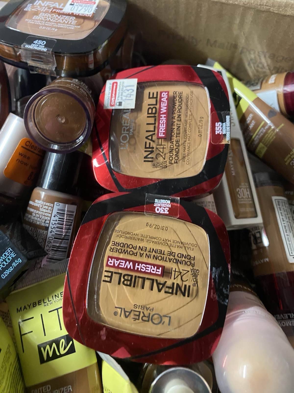 Maybelline Fit Me L’Oréal Infallible 24H Fresh Wear Matte Face Lot Full Size