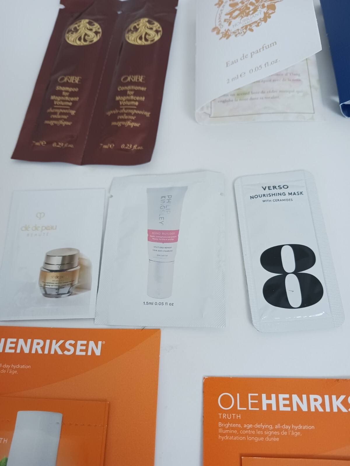 10X Vairity Pack Of Samples OLEHENRIKSEN, GIVENCHY, ORIBE, VERSI, & More
