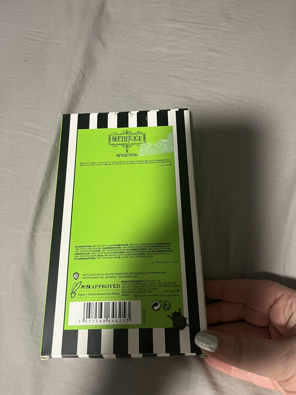 Beetlejuice X Revolution Makeup Brush Set New In box