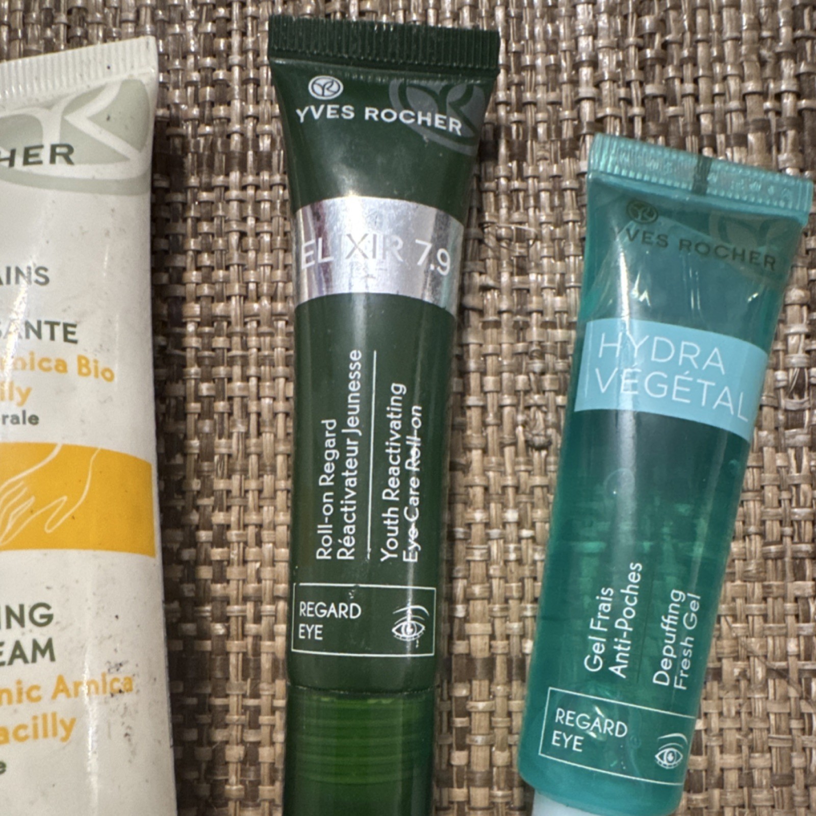 Yves Rocher Hand Cream 75ml & Eye Care 15ml Lot Mineral Oil Free