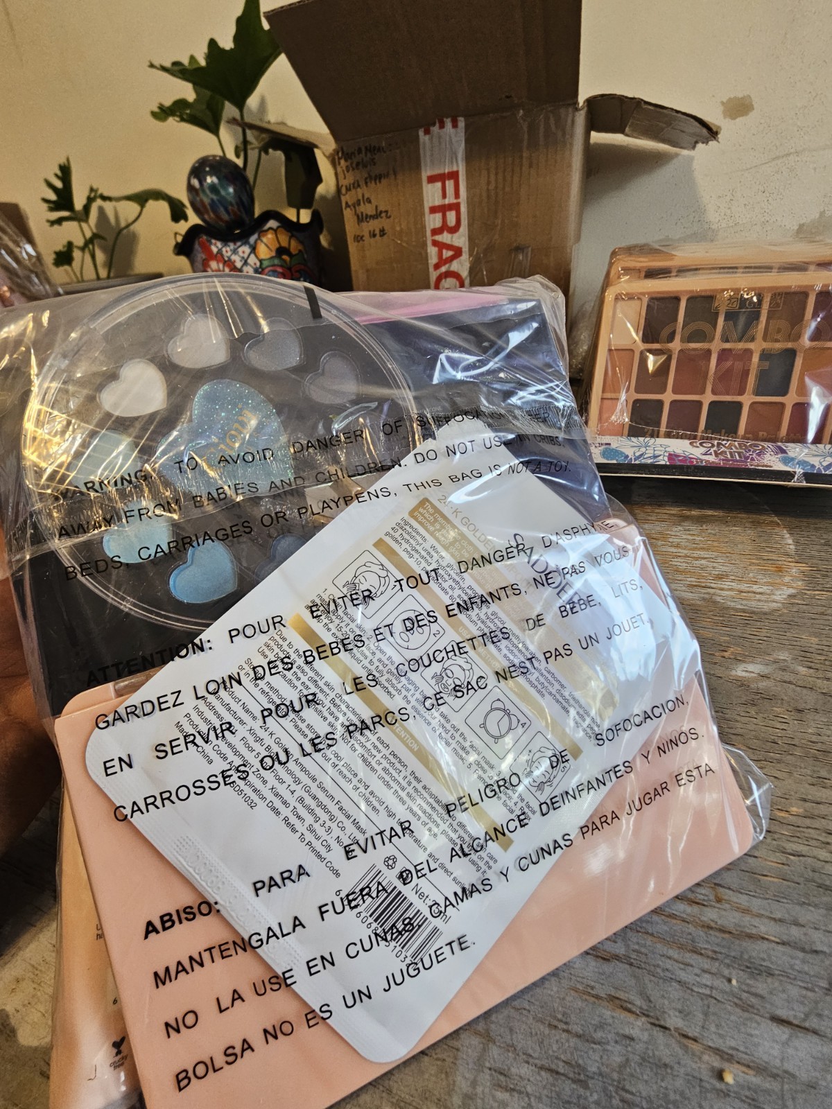 Makeup Mixed of 14 Pc makeup lot lip,eye,blush,mascara, cream. + 2 More gifts.