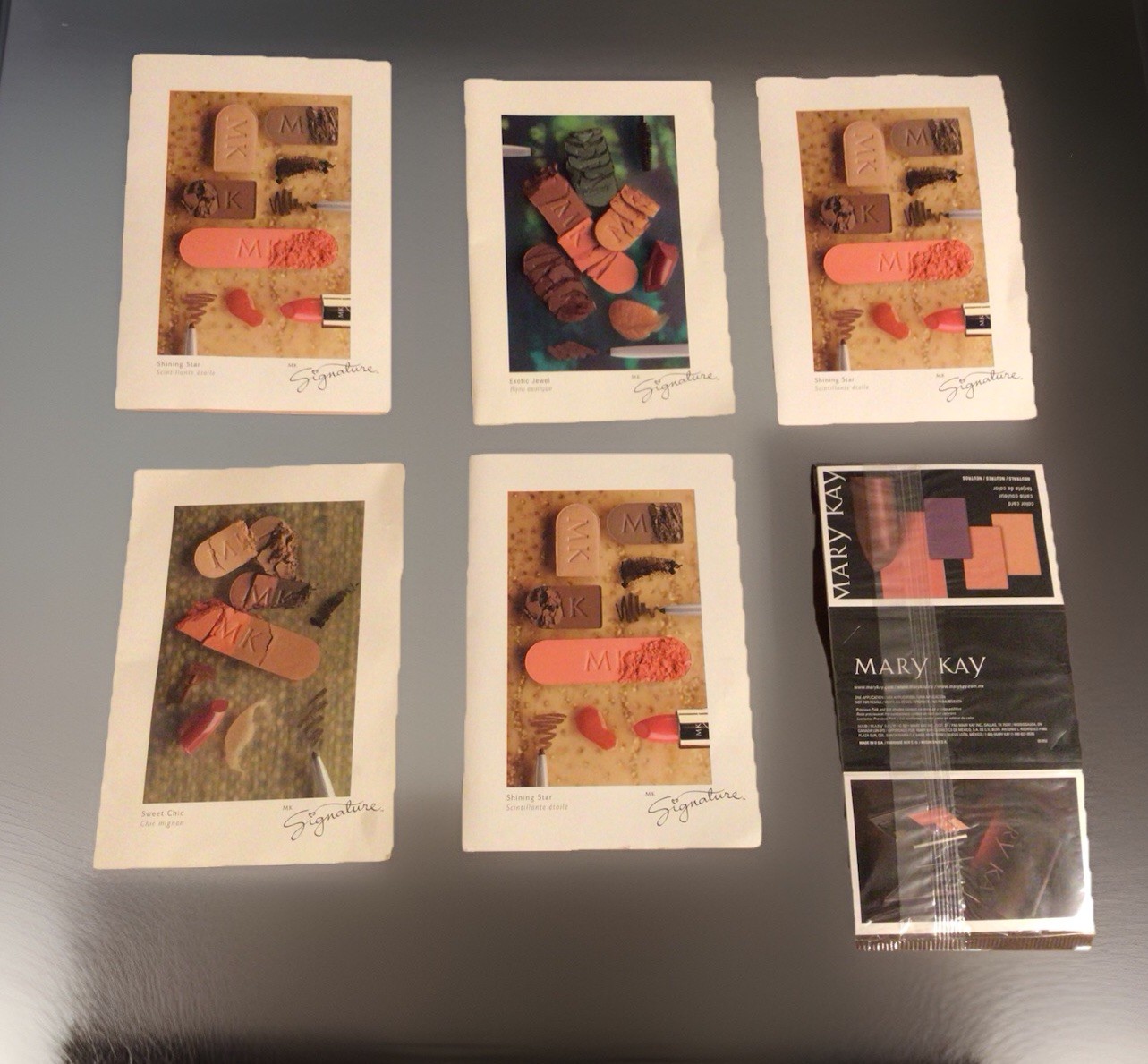 VTG Discontinued Mary Kay Signature Makeup Cards 1-2 Applications X 10.Sealed.