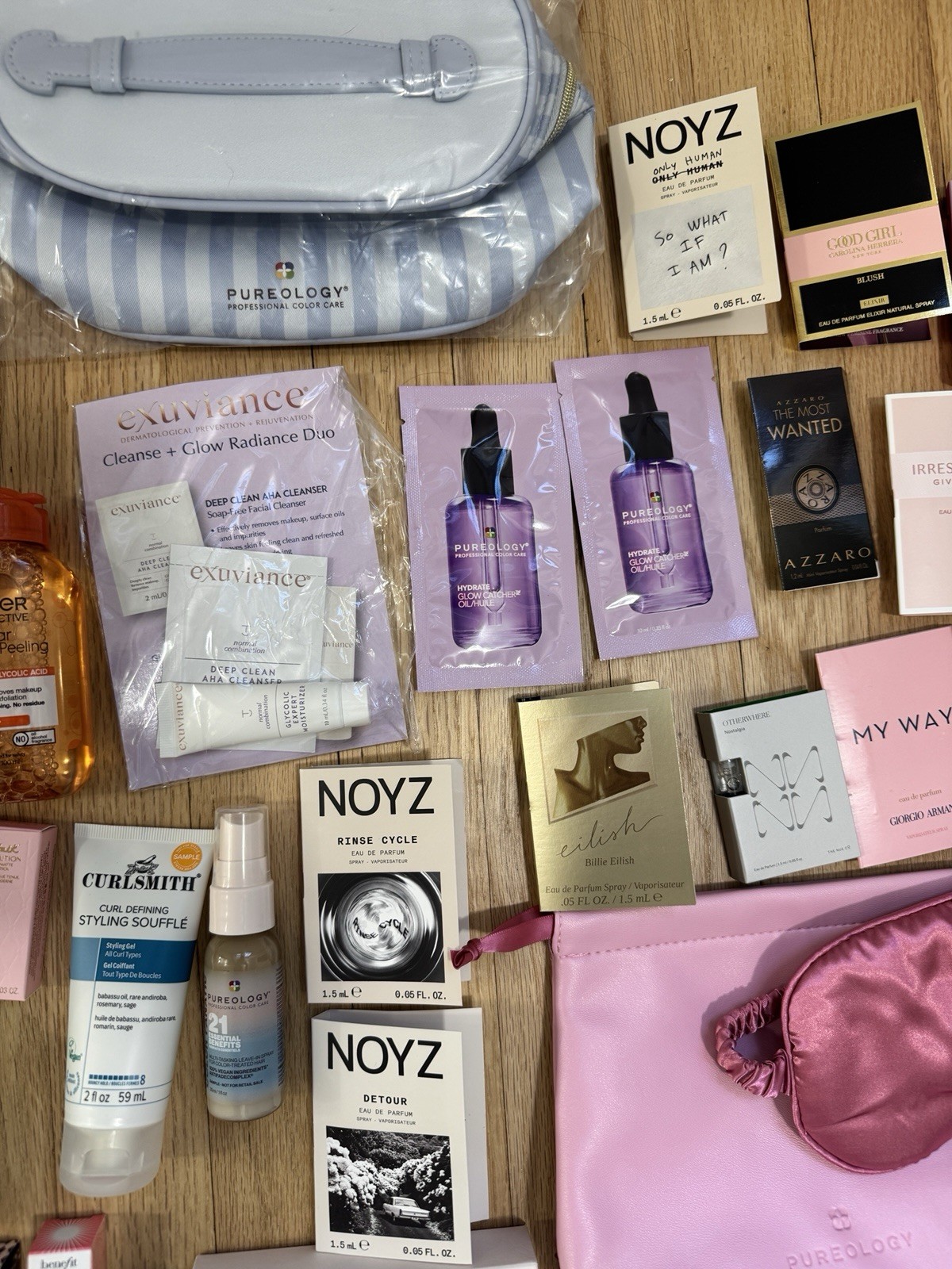 High End Skincare Beauty Cosmetics Makeup Perfume Hair Sample Packets Lot 9 Lbs!