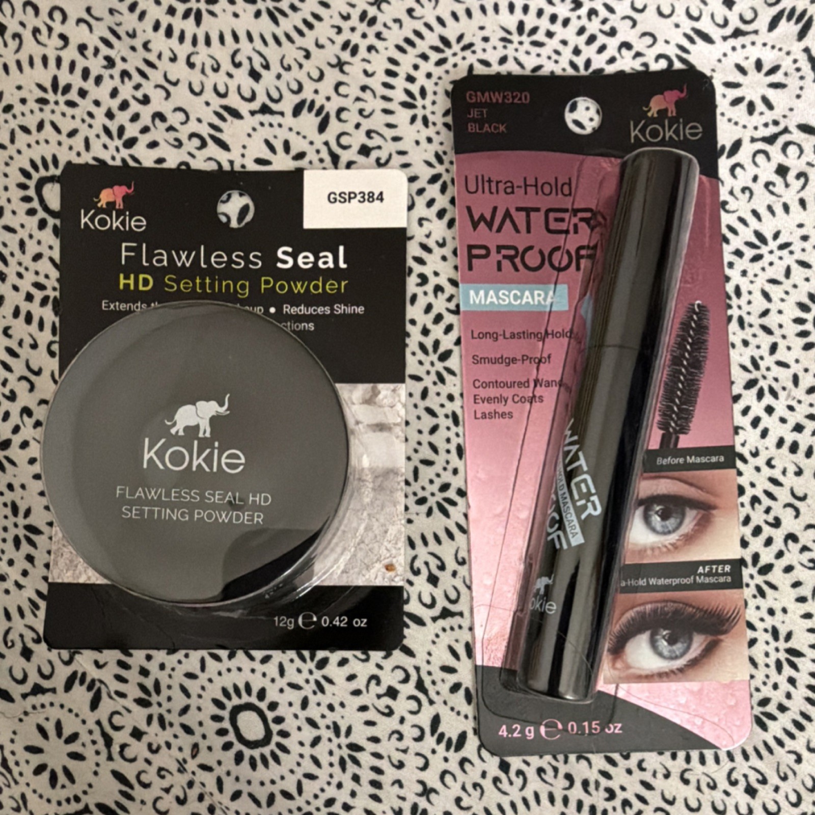 Kokie Flawless HD Setting Powder GSP384 + Ultra-Hold Mascara GMW320