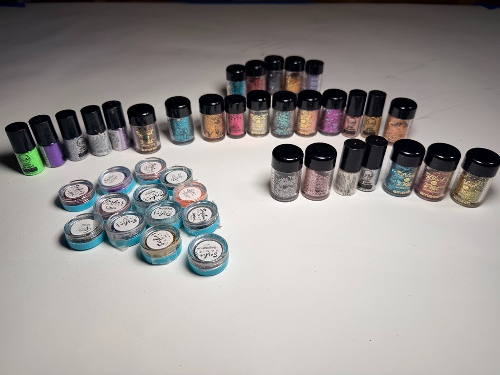 Large Glitter Makeup Bundle — Cosmetic Glitter, Glitter Gel + Loose Pigments