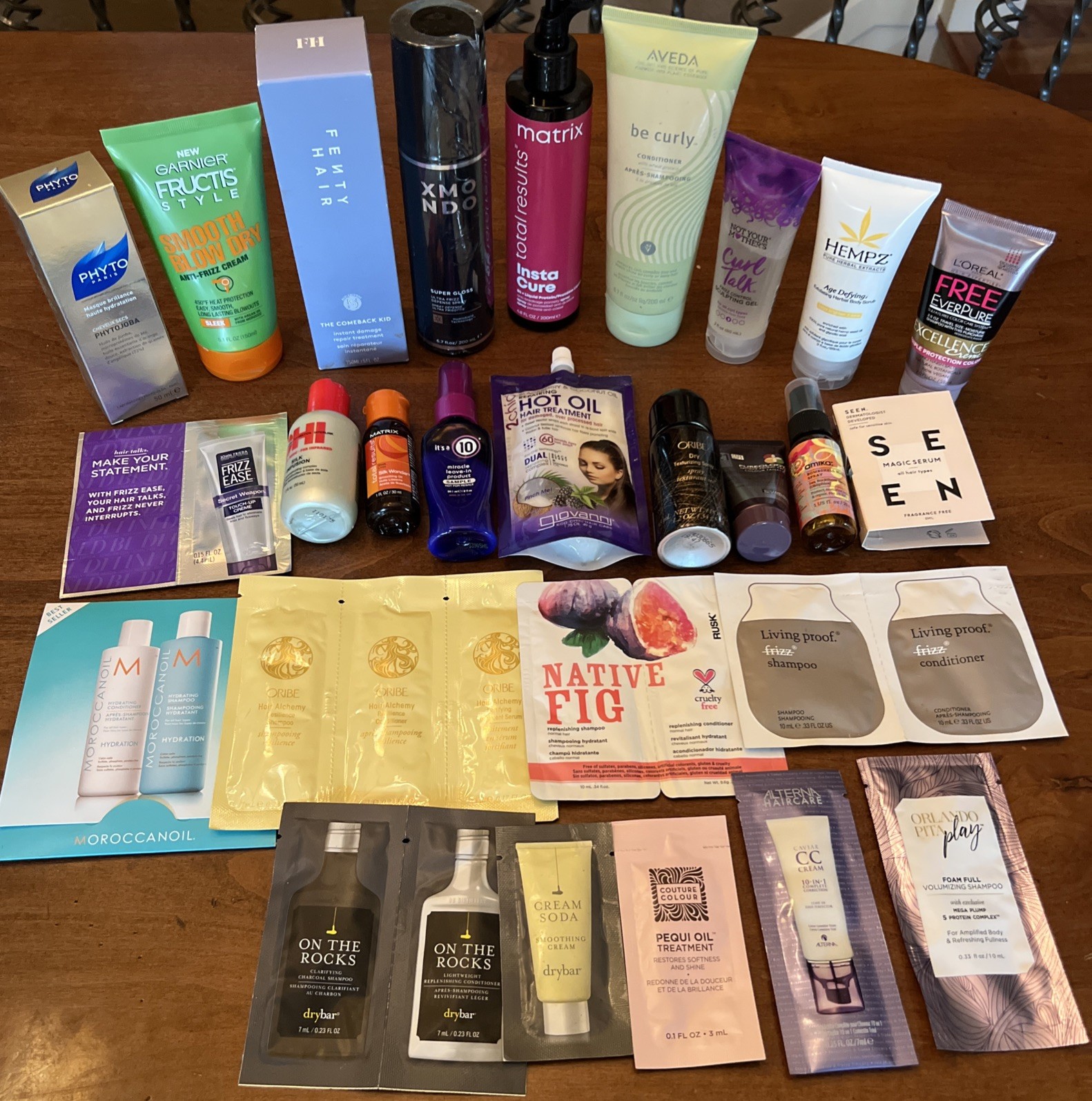 Lot of 30+ Hair Beauty Products -Fenty/Chi/ L’Oréal/Oribe/Moroccan Oil/Aveda