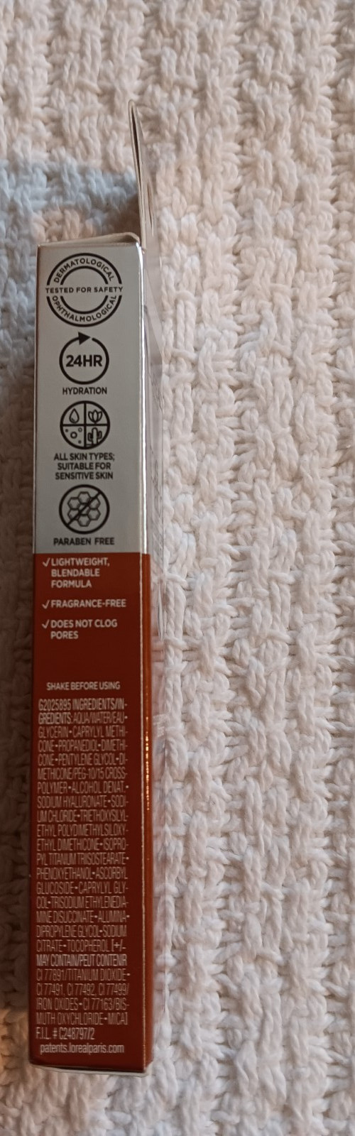L’Oreal Paris Deep N9-10 Eye Cream Concealer Lot Hyaluronic Acid Depuffer 0.4 oz