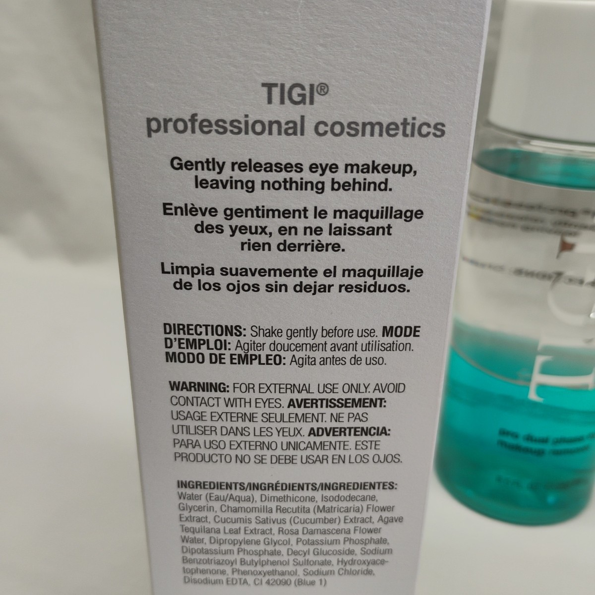Tigi Professional Cosmetics 5pc Lot Eye Maker Up Remover Foundation Eye Shadow