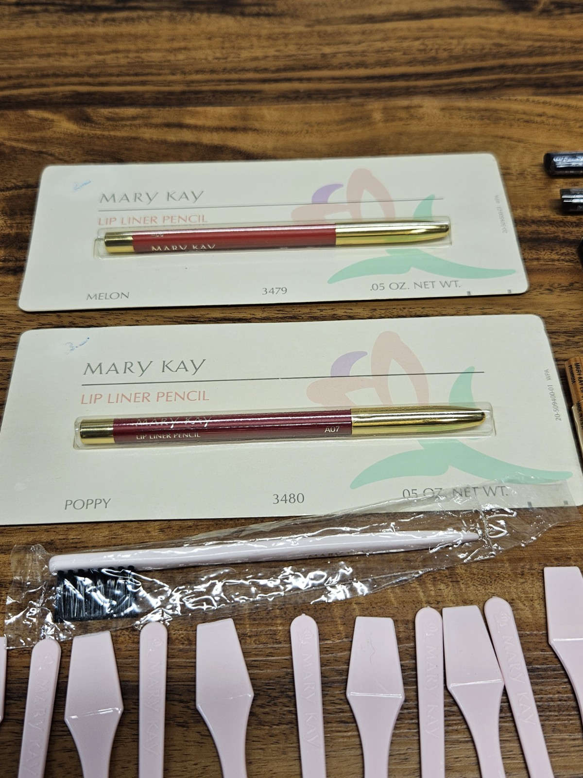 Large Lot Mary Kay Samples Lips Eyes Nails Demonstrator Items Sharpeners Makeup