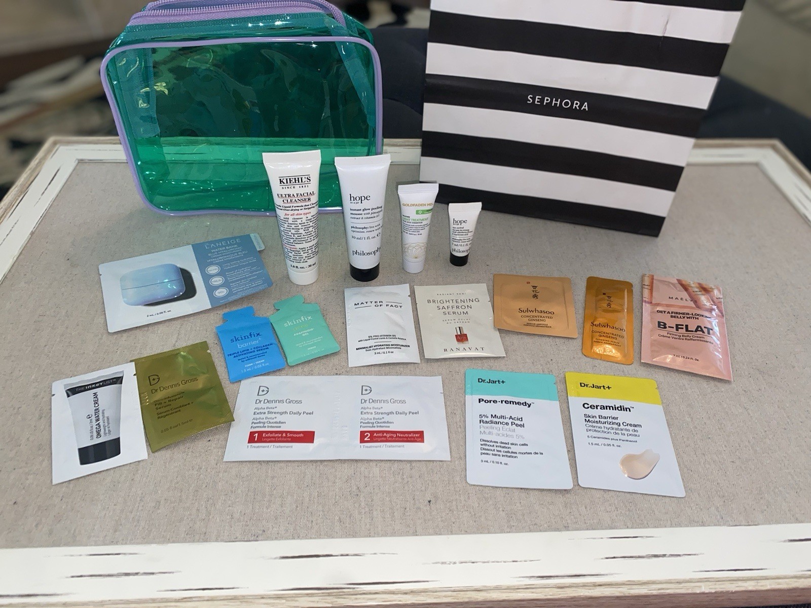 Beauty Makeup Skincare Lot Of 17 Full & Deluxe Sample Ulta Sephora + Bonus Bag
