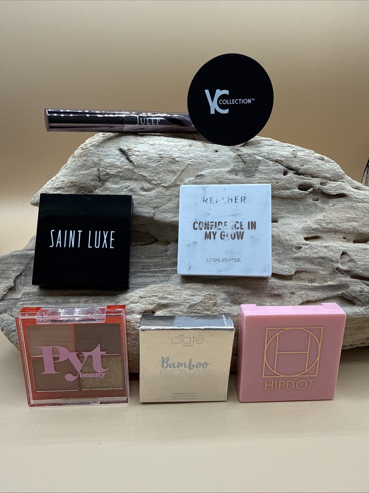 NEW! Sample Bundle – Eyeshadow, Highlighter, Bronzer, Setting Powder