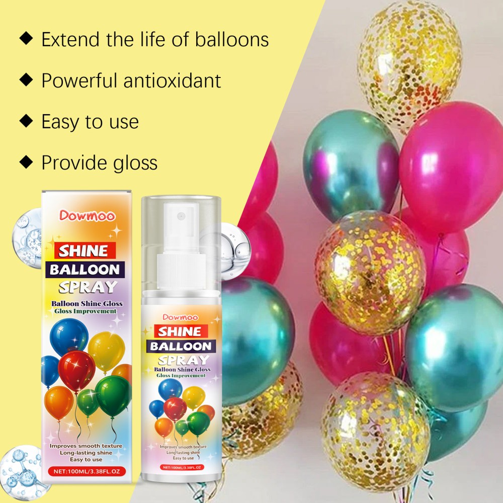 balloon gloss spray party atmosphere holiday decorat spray