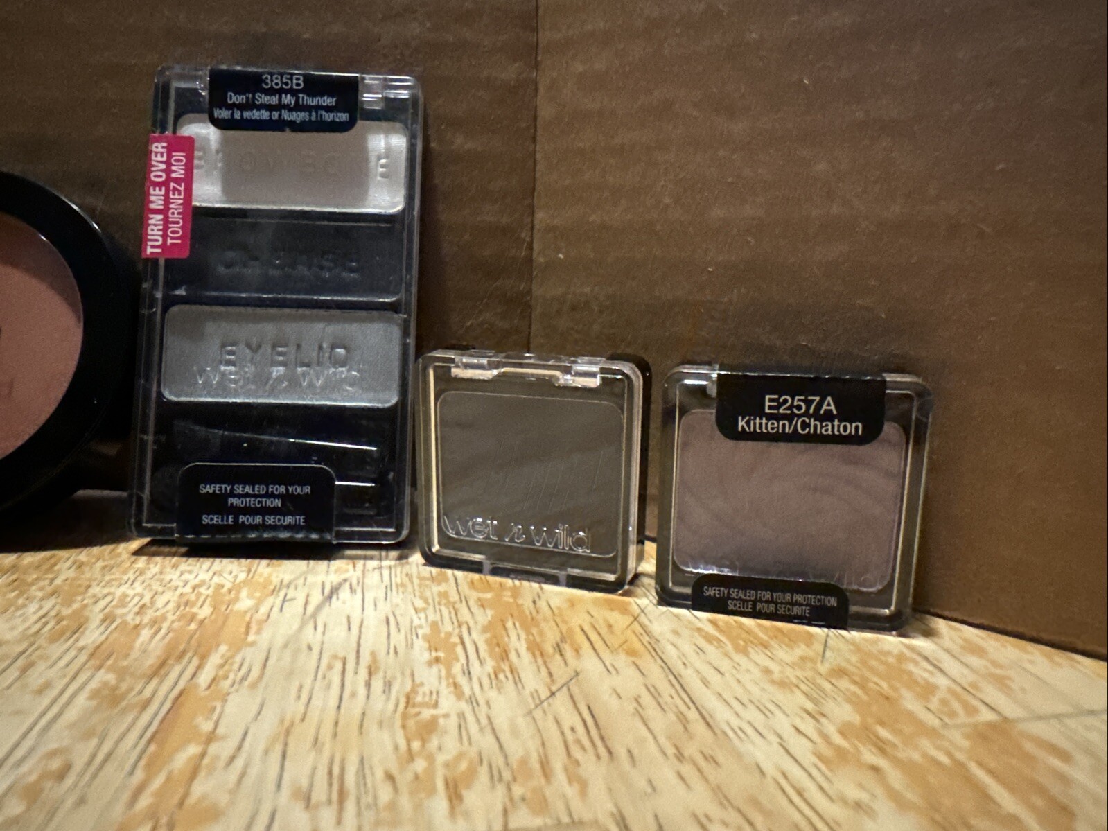 Wet N Wild Makeup LOT OF 6 NEW Blush & Eyeshadow Wine Coloricon Kitten Shimmery