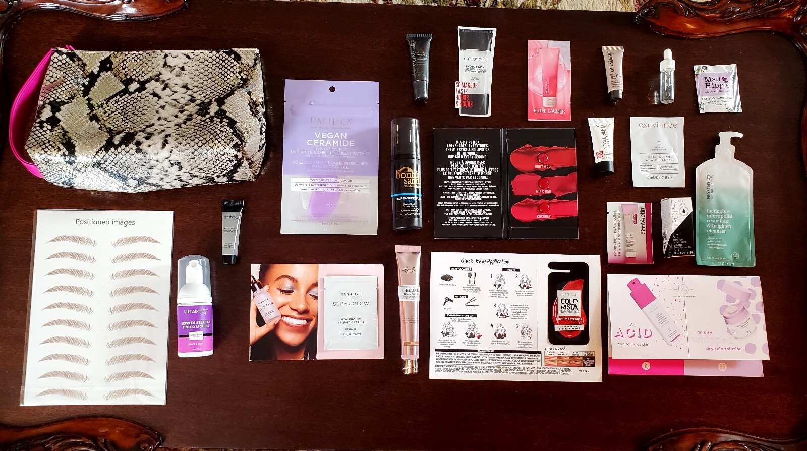 Ultimate Beauty Sample Bag – Skincare, Self-Tanning, and Makeup Samples