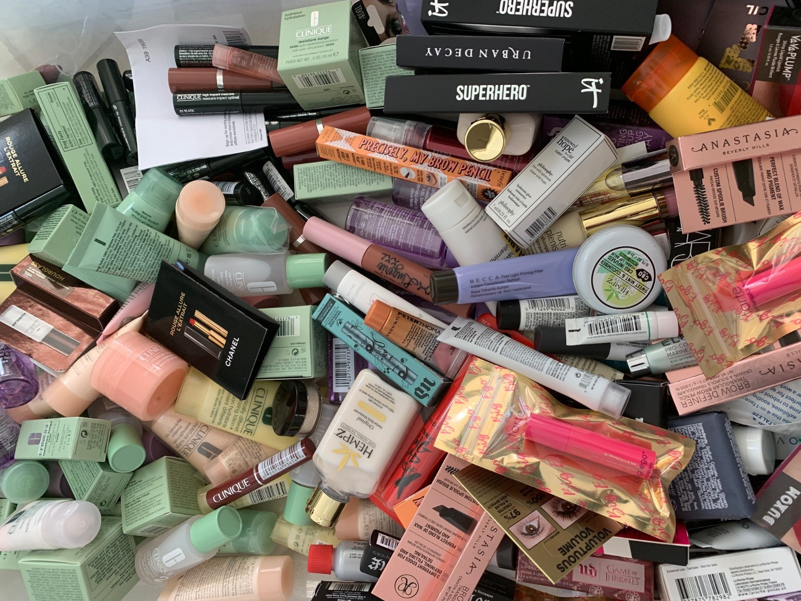 NEW! High End Mixed Lot Deluxe Travel Size Cosmetic Skincare Makeup Hair Samples