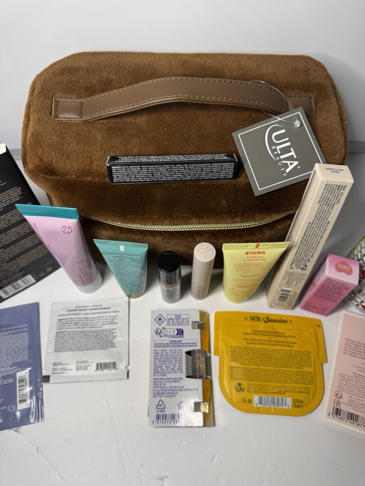 Ulta Beauty Bag Bundle Skincare Makeup 17pcs Lot Beekman Biossance Byoma MAC
