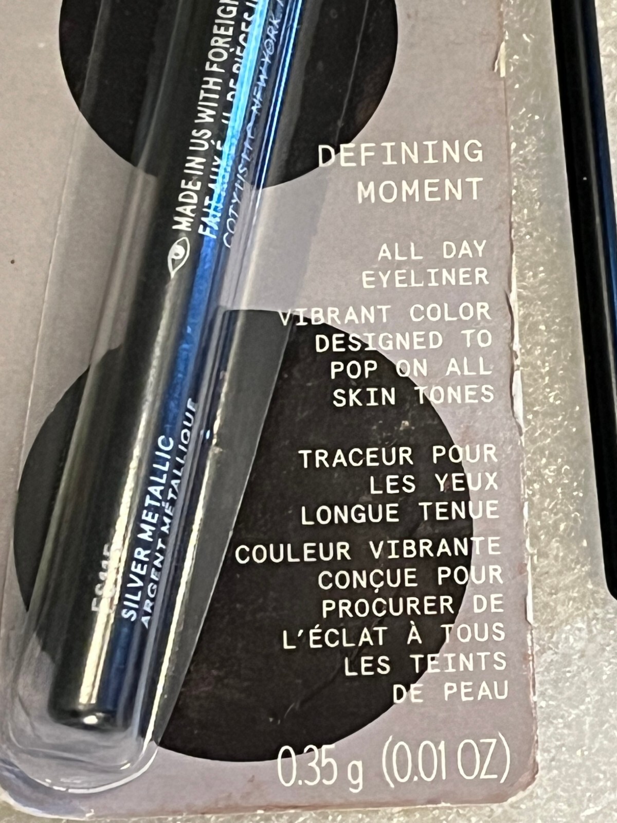 Lot of 6 Eyeliners Pencil, Liquid by Maybelline, Revlon, Full Spectrum Covergirl
