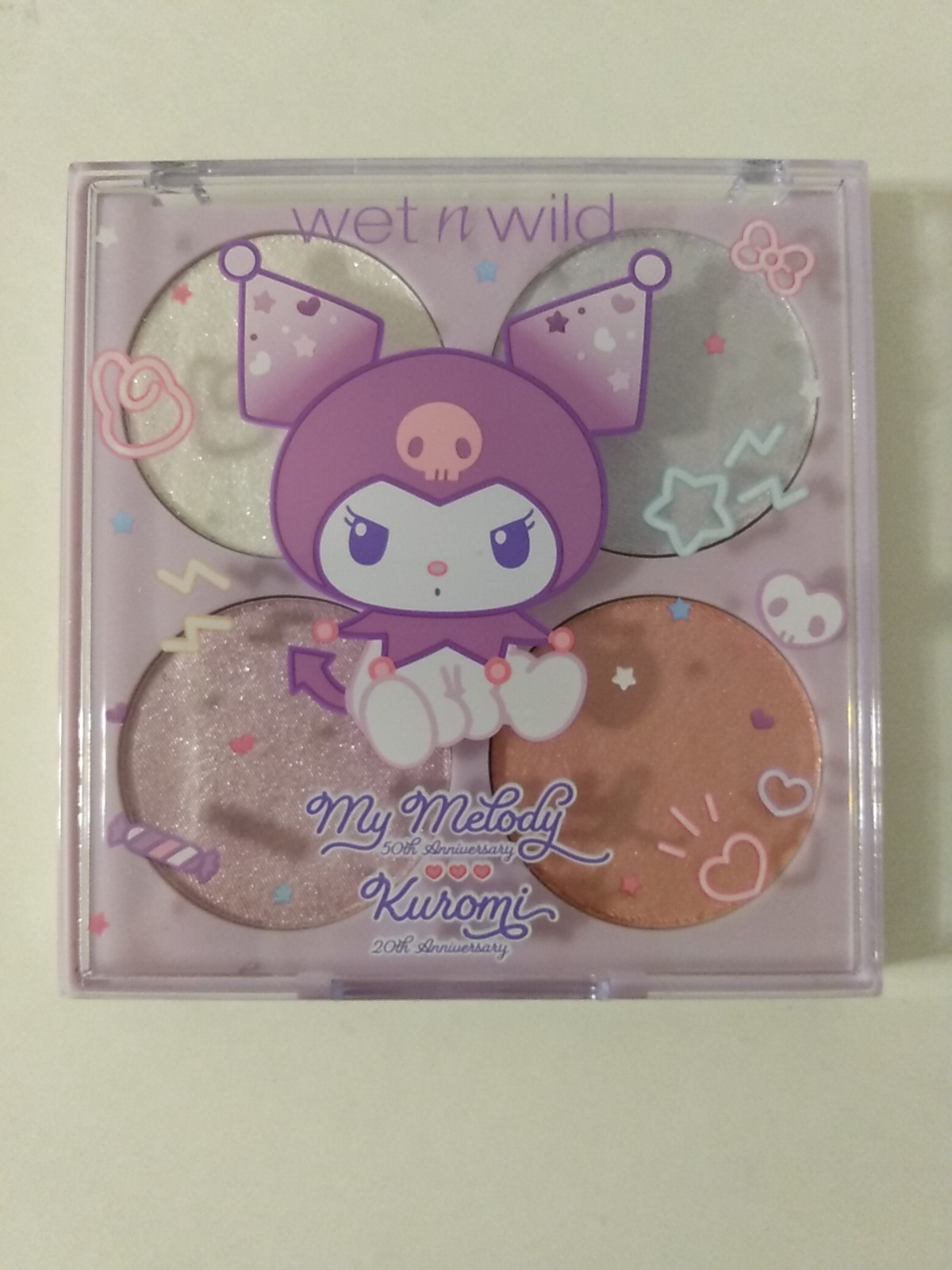 Sanrio Wet N Wild 20th Anniversary Kuromi Lot of 5 New mirror makeup